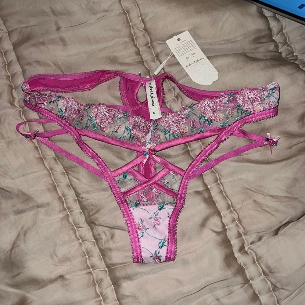 For Love and Lemons thong size M new with tags never worn
